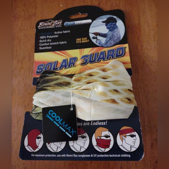 Bimini Bay Solar Guard Cool Max Face Shield Head Gear PPE Face Covering Mask - Picture 4 of 5